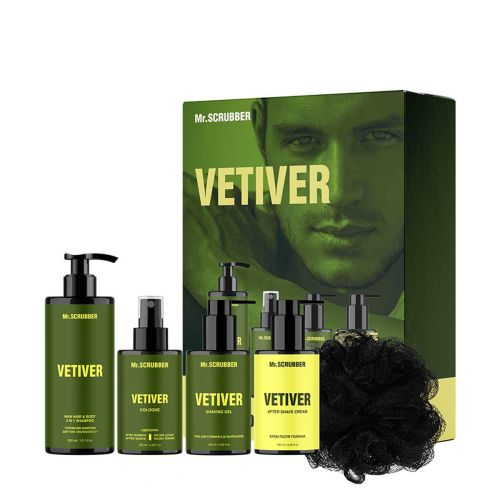 Mr.Scrubber Vetiver Perfumed Men’s Essentials Set Зображення товару 