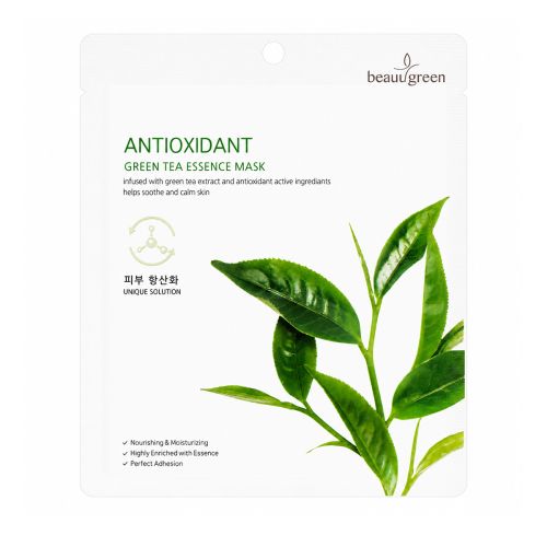BeauuGreen Tea Essence Mask зображення товара