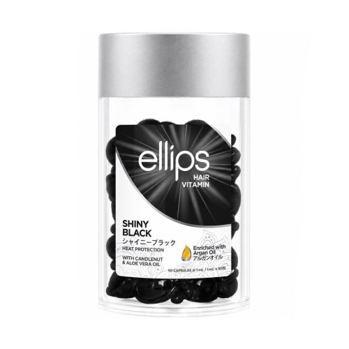 Ellips Hair Vitamin Shiny Black with Kemeri & Aloe Vera Oil Зображення товару