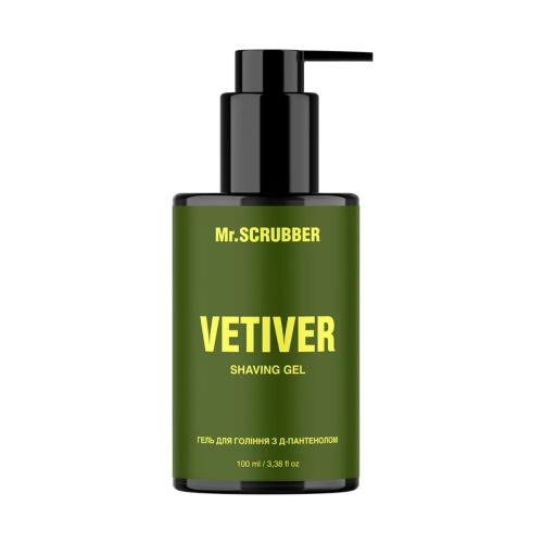 Гель для гоління з д-пантенолом Vetiver Mr.SCRUBBER Зображення товару 