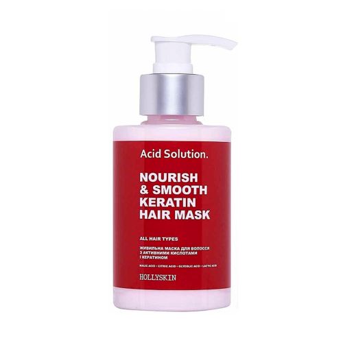 Hollyskin Acid Solution Nourishing & Smooth Keratin Hair Mask Зображення товару