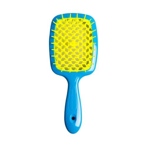 Janeke Superbrush Гребінець для волосся, блакитний з жовтим Зображення товару 