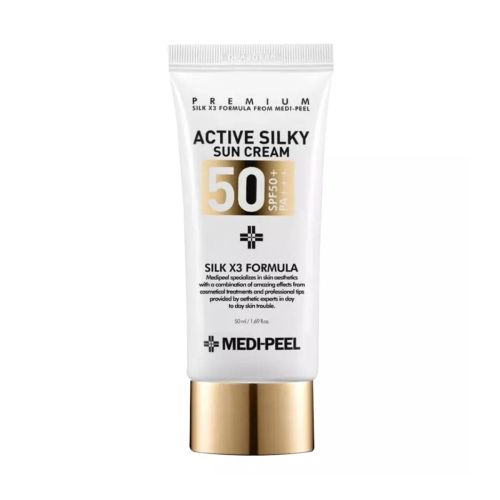 Сонцезахисний крем для обличчя Medi-Peel Active Silky Sun Cream SPF 50+