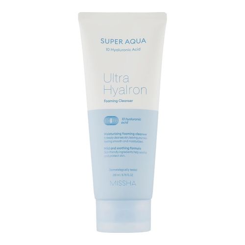Пінка для очищення обличчя Missha Super Aqua Ultra Hyalron Cleansing Foam