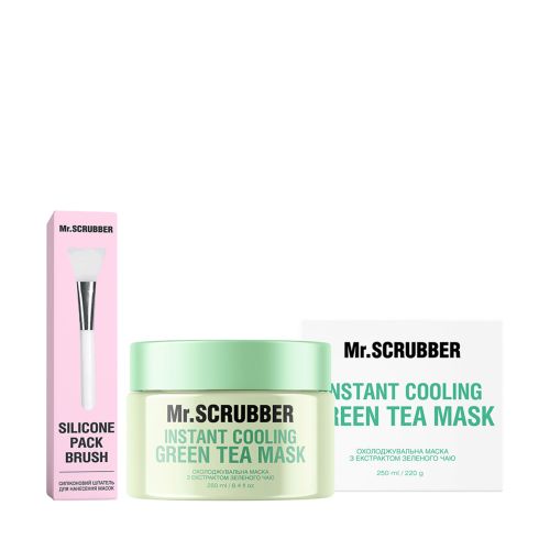 Mr.Scrubber Instant Cooling Green Tea Mask Зображення товару 