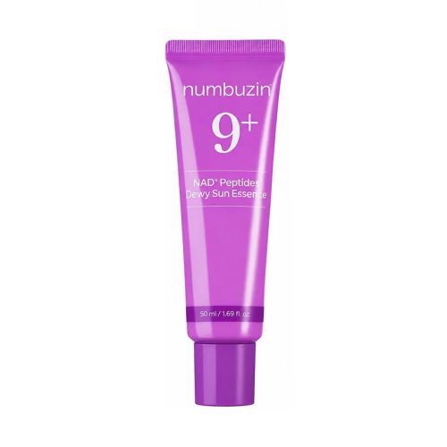 Сонцезахисна есенція з NAD та пептидами Numbuzin No.9 NAD+ 9 Peptides Dewy Sun Essence