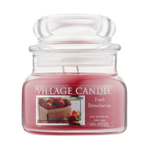 Ароматична свічка "Свіжа полуниця" Village Candle Fresh Strawberries - изображение