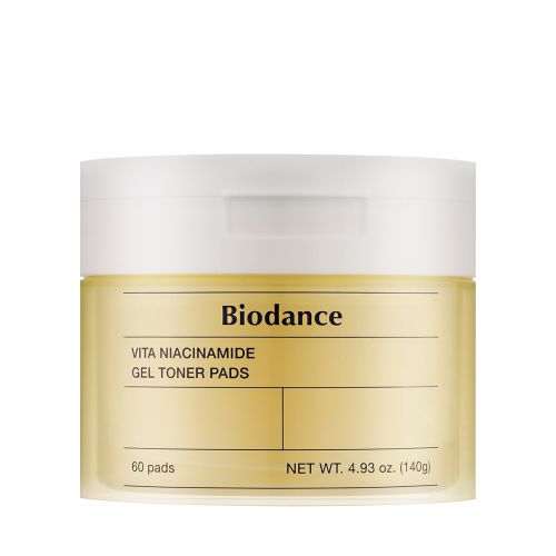 Тонер-пади гелеві освітлювальні з ніацинамідом Biodance Vita Niacinamide Gel Toner Pads