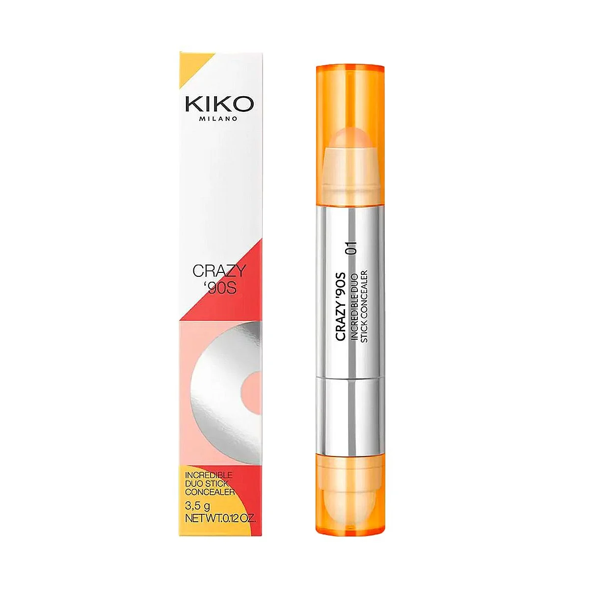 Подвійний стік консилер Kiko Milano Crazy '90s Incredible Duo