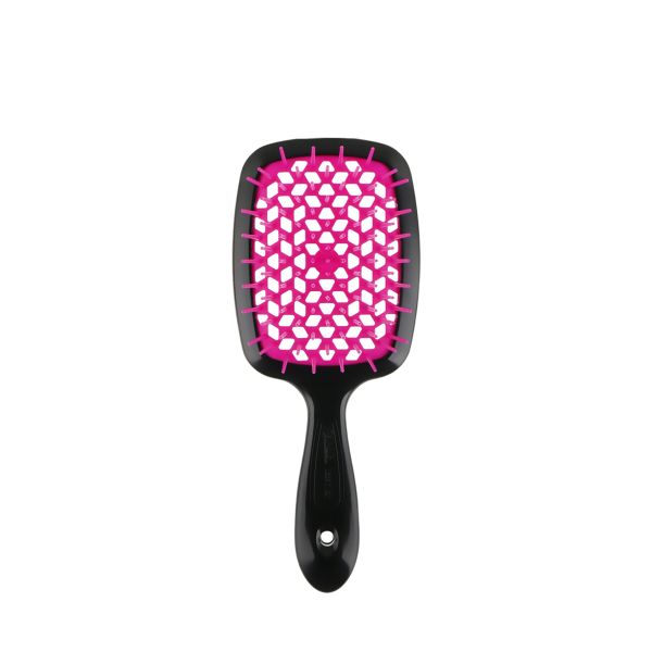 Гребінець для волосся, чорний\рожевий Janeke Superbrush Small - зображення