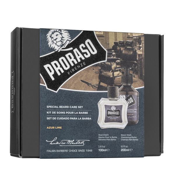 Набір для догляду за бородою Proraso Azur Lime - зображення
