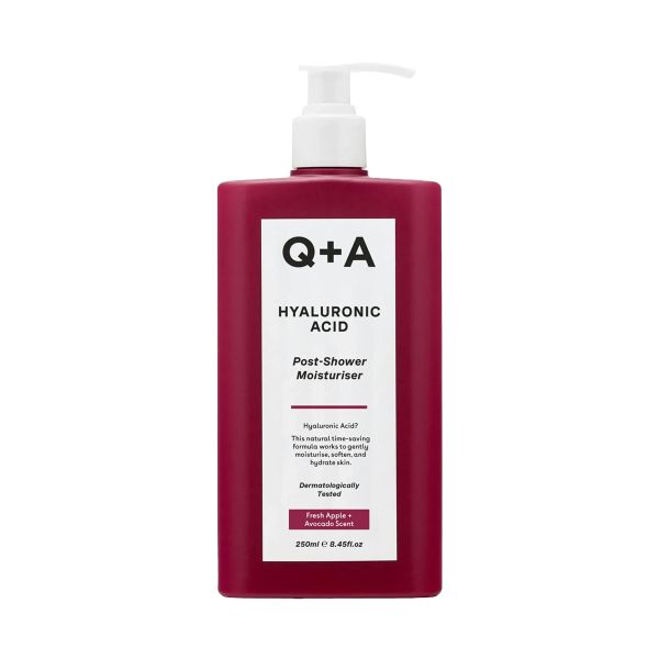 Зволожувальний крем для тіла Q+A Hyaluronic Acid Post-Shower Moisturiser - зображення