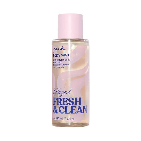 Міст для тіла Victoria's Secret Pink Glazed Fresh & Clean Body Mist - зображення