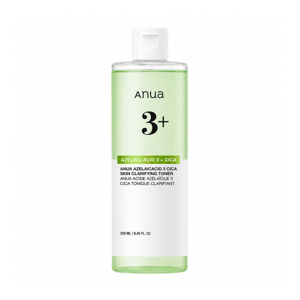 Тонер з азелаїновою кислотою та центелою Anua Azelaic Acid 3 Cica Skin ClarifyIng Toner - зображення