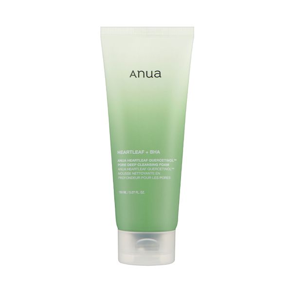 Глибокоочищувальна пінка для обличчя Anua Heartleaf Quercetinol Pore Deep Cleansing Foam - зображення