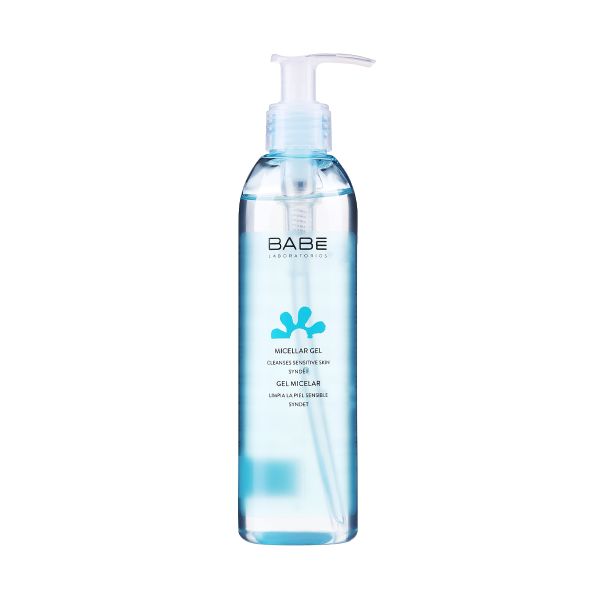 Міцелярний гель для делікатного та глибокого очищення Babe Laboratorios Soothing Micelar Gel - зображення