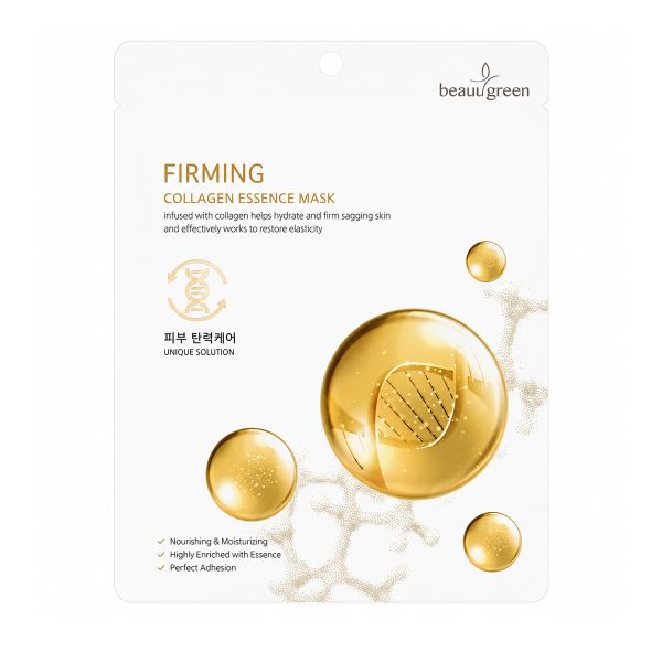 Тканинна маска для обличчя BeauuGreen Collagen Essence Mask - зображення