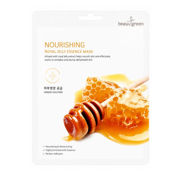 Тканинна маска для обличчя BeauuGreen Royal Jelly Essence Mask - зображення