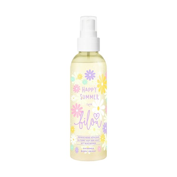 Спрей для тіла з шиммером Bilou Happy Summer Shimmer Body Spray - зображення
