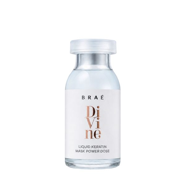 Рідка маска для глибокого зволоження та миттєвого відновлення волосся Brae Divine Liquid Keratin Mask Power Dose - зображення