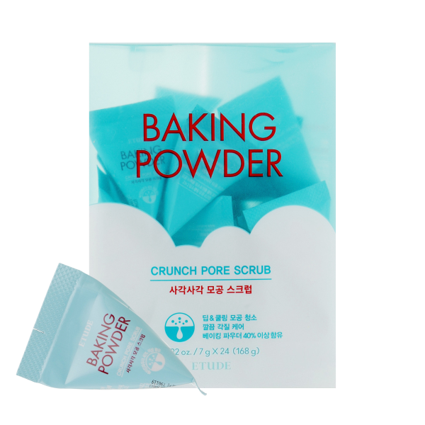 Скраб для очищення шкіри обличчя з харчовою содою Etude House Baking Powder Crunch Pore Scrub - зображення