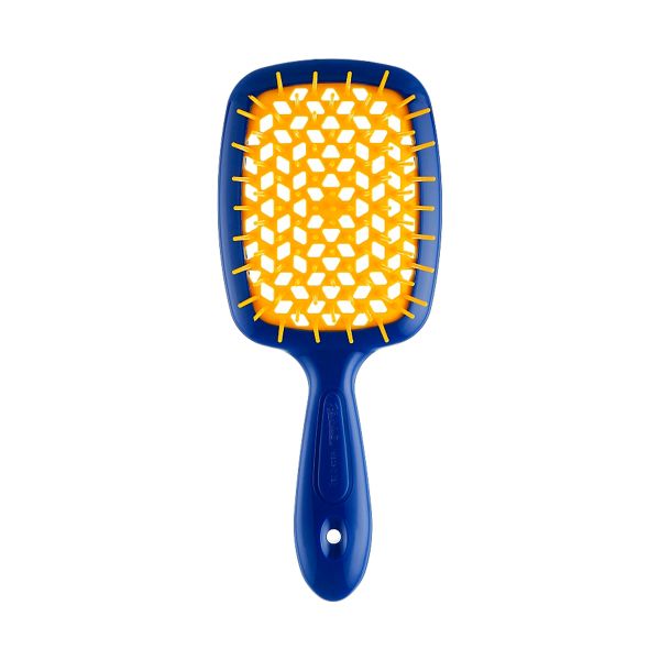 Гребінець для волосся, синій\жовтий Janeke Superbrush - зображення