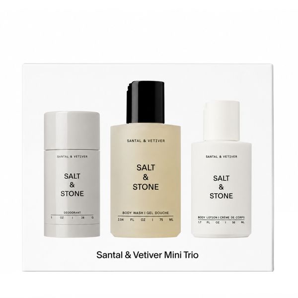Набір мініатюр Salt & Stone Mini Trio Santal & Vetiver - зображення