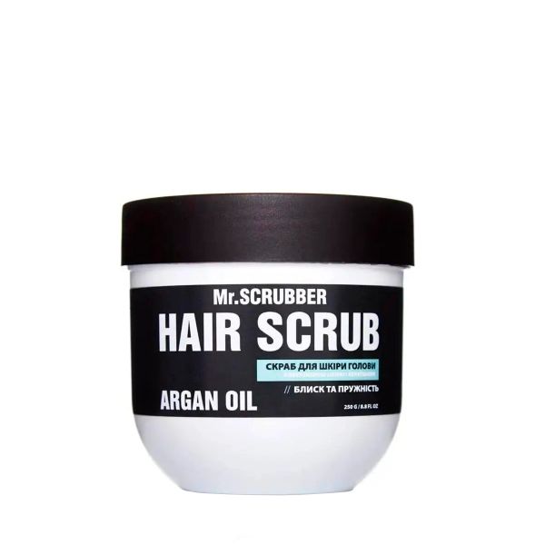 Скраб для шкіри голови з аргановою олією та кератином Mr.Scrubber Argan Oil Hair Scrub - зображення