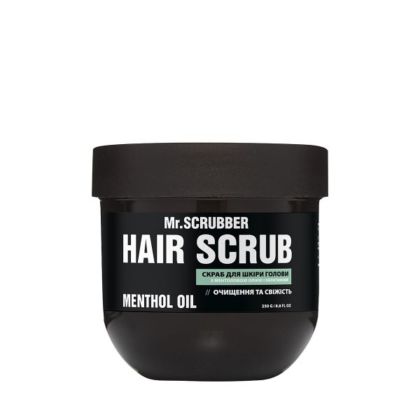 Скраб для шкіри голови, з ментоловою олією та кератином Mr.Scrubber Menthol Oil Hair Scrub - зображення