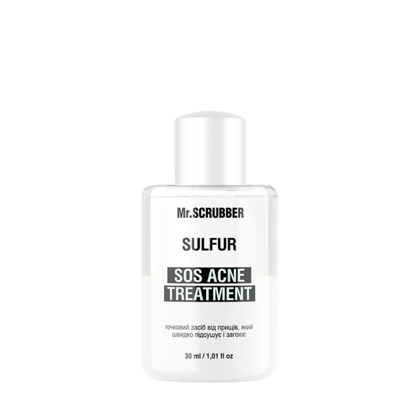 Точковий засіб від прищів Mr.Scrubber SOS Acne Treatment Sulfur - зображення