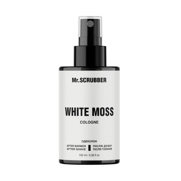 Одеколон після душу, після гоління Mr.Scrubber White Moss Cologne - зображення