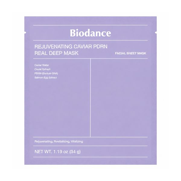 Гідрогелева маска з ікрою та PDRN Biodance Rejuvenating Caviar PDRN RealL Deep Mask - зображення