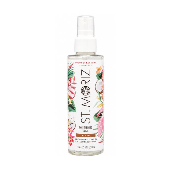 Автобронзат-спрей для обличчя St.Moriz Radiant Glow Coconut Paradise Face Mist - зображення