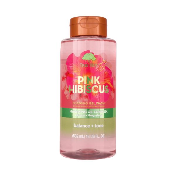 Гель для душу Tree Hut Pink Hibiscus Foaming Gel Wash - зображення