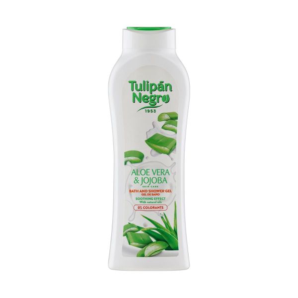 Гель для душу Алое вера та жожоба Tulipan Negro Aloe Vera & Jojoba Shower Gel - зображення