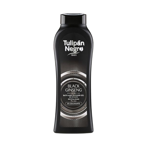 Гель для душу Чорний женьшень Tulipan Negro Black Ginseng Man Shower Gel - зображення