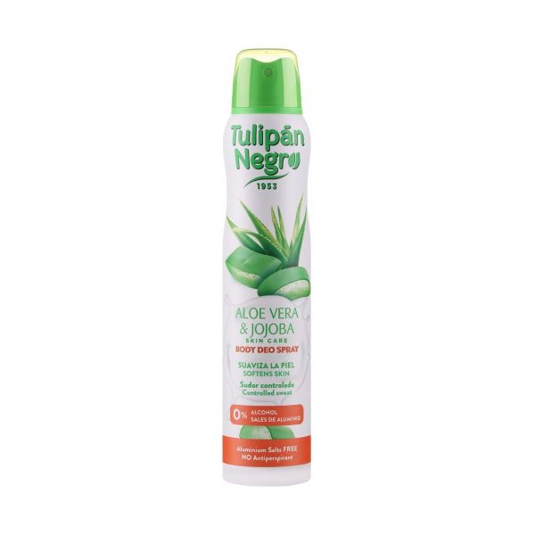 Дезодорант-спрей Алое вера і жожоба Tulipan Negro Body Deo Spray Aloe Vera & Jojoba - зображення