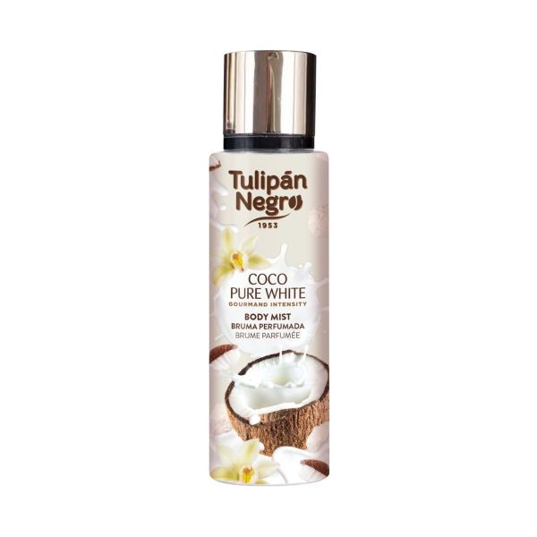 Міст для тіла Ніжний кокос Tulipan Negro Coconut Pure White Body Mist - зображення