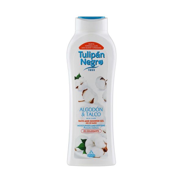Гель для душу Бавовна і тальк Tulipan Negro Cotton & Talc Shower Gel - зображення