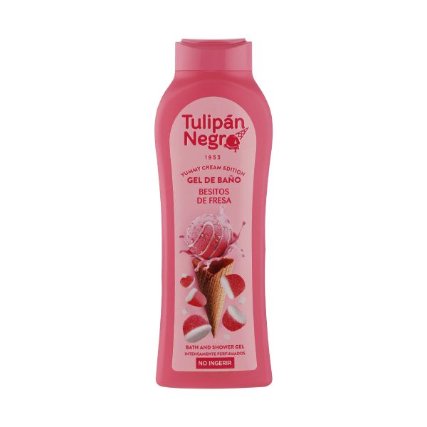 Гель для душу Полуничний поцілунок Tulipan Negro Shower Gel Strawberry Kisses - зображення