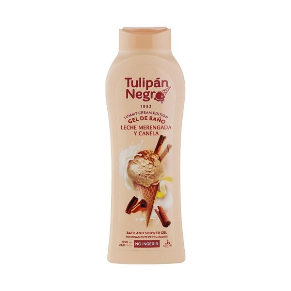 Гель для душу Молочне безе Tulipan Negro Yummy Cream Shower Gel - зображення