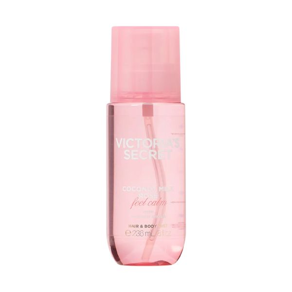 Парфумований спрей для тіла та волосся Victoria's Secret Coconut Milk Rose Hair & Body Mist - зображення