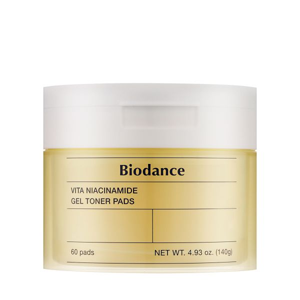 Тонер-пади гелеві освітлювальні з ніацинамідом Biodance Vita Niacinamide Gel Toner Pads - зображення