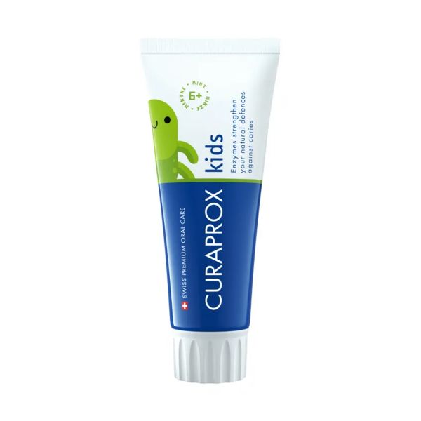 Зубна паста для дітей зі смаком м'яти Curaprox Kids Mint Toothpaste - зображення